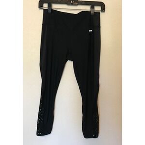 RBX‎ Black Athletic Leggings Size SP Workout Cropped Pants Activewear